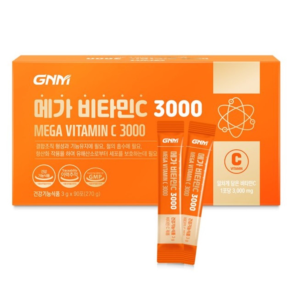 GNM 자연의품격 메가 비타민C 3000 3g x 90포